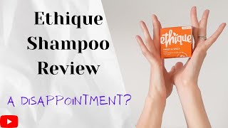 Ethique Shampoo Review A Disappointment [upl. by Sheryl]