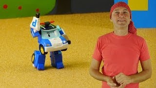 DISCO DANCING TOYS  Robocar Poli Toys SONG [upl. by Galang]