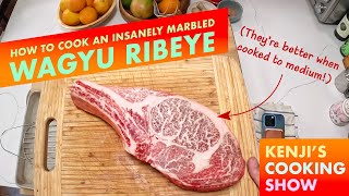 The Most Insane American Wagyu Steak Ive Ever Cooked  Kenjis Cooking Show [upl. by Mano]