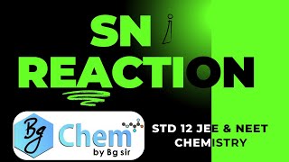 SN1 Reaction  Organic Chemistry  ch Halo alkane Halo arene  std 12  JEE amp NEET chemistry [upl. by Cressler]