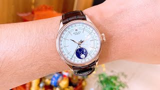 Dùng Siêu Lướt  Rolex Cellini Moonphase 50535 39mm 18K Full Set 2023 [upl. by Aicelf539]