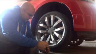 How To Change Summer And Winter Tires By Yourself With Rims On [upl. by Florie]