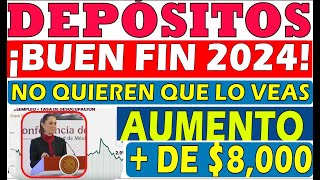 ♨️3 MEGA AUMENTOS 💵 AGUINALDO💣PENSIÓNSALARIO♨️PAGOS ADULTOS MAYORES ANTES Y DESPUES DEL BUEN FIN [upl. by Ecenaj190]