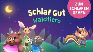 Schlaf Gut Waldtiere 🐻 Beruhigende Gute Nacht App für Kinder zum Einschlafen mit Einschlafmusik [upl. by Bianca]