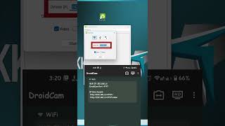 موبايلك كاميرا الكمبيوتر 📱 Droid cam  Shorts [upl. by Cortie]