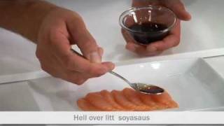 Slik lager du sashimi av SALMA laks [upl. by Thomson401]