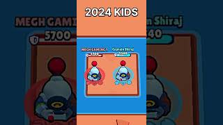 1990 VS 2024 in Brawl Stars shorts brawlstars [upl. by Gawain507]