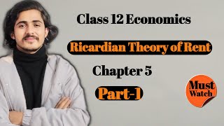 Factor Pricing  Ricardian Theoary of Rent  रिकार्डोको लगान सिद्दान्त  Class 12 Economics [upl. by Andee]