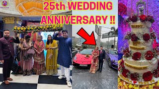 PAPA MAMMA KI DUBARA SHAADI KARWADI on 25th WEDDING ANNIVERSARY  🥳😍🔥 [upl. by Enilecram]