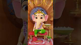 Ganpati Bappa Morya गणपति बप्पा मोरया shorts hindicartoon ganeshchaturthishorts festivalshorts [upl. by Aztiraj]