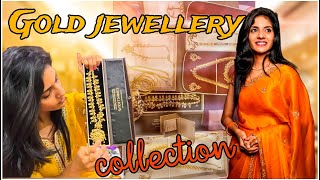 My Gold Jewellery Collection 🥰❤️ Vlog after a long timejewellery gold collection dharaniworld [upl. by Leuname485]