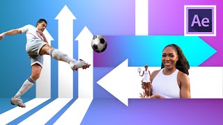 Design Simple Sports Intro in 15min After Effect Tutorial [upl. by Reinaldos83]