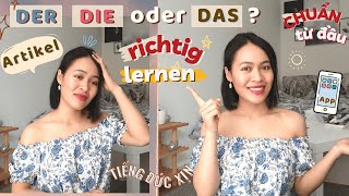 Der Die Das unterscheiden und RICHTIG lernen Deutsche Artikel lernen  Quán từ tiếng Đức [upl. by Olethea]