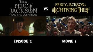 Percy Jackson and the Olympians Scene COMPARISON  S1E2 vs Movie [upl. by Infield]