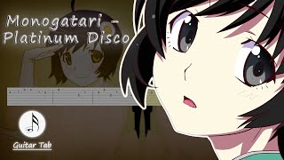 Nisemonogatari Opening 3 Guitar Tab [upl. by Ander295]