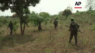 Rwandan peacekeepers in tense patrol north of the capital [upl. by Emsoc]