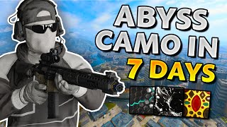 I unlocked the ABYSS CAMO on Black Ops 6 in 7 DAYS [upl. by Eliott]