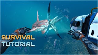 Subnautica Below Zero Survival Tutorial Facing a Chelicerate [upl. by Davita]