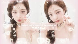 彡ᨳ•Page curl aesthetic transition tutorial୧ ˚₊‧alight motion [upl. by Aninep]