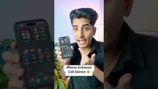 iPhone Unknown Call Silence Feature 🤯 iphone tech appleiphone [upl. by Magnuson]