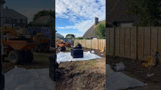 How to wrap up a soak away groundworks construction howto builder landscape [upl. by Yaras694]