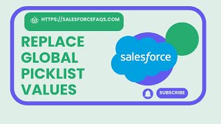 Salesforce Replace Global Picklist Values  Change Global Picklist Values in Salesforce [upl. by Spark]