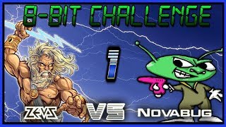 8BIT CHALLENGE 1 ARKANOID II ZEUSDAZ vs NOVABUG [upl. by Howlond]