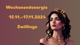 WOCHENENDENERGIE 151117112024 ZWILLINGE ♊️ Was lange währt [upl. by Heyer67]