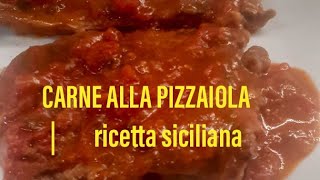 COSÌ MORBIDA CHE SI ROMPE CON UN GRISSINO  PIZZAIOLA ALLA SICILIANA [upl. by Arretahs]