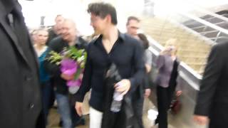 Morten Harket after the concert in Moscow 24042012 [upl. by Adnoval]