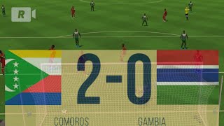 COMOROS vs GAMBIA  African Cup of Nation  League24 Gameplay [upl. by Nwonknu]