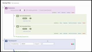 Qualtrics randomising based on embedded data [upl. by Enehpets223]