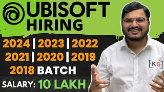 UBISOFT Hiring 2024 2023 2022 2021 2020 2019 2018 Batch  Salary 10 Lakh  UBISOFT Off Campus Drive [upl. by Kamat]