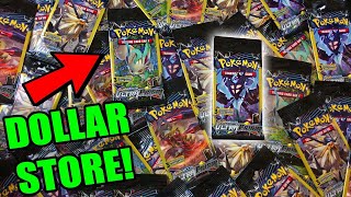 ULTRA PRISM BOOSTER BOX OPENING FROM DOLLAR STORE POKEMON CARDS [upl. by Cusick]