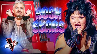 Sensational ROCK STARS Smashing the Blind Auditions of The Voice [upl. by Wilburt264]