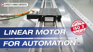 Linear Motor Stage for Automation Systems  MLE3 Technical Data  SINADRIVES Direct Drive Experts [upl. by Awe]