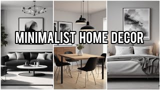 Minimalist Home Decor Ideas  Home Interior Design [upl. by Ennobe]