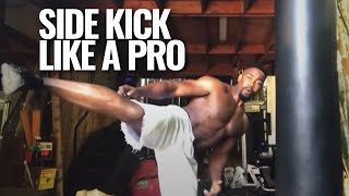 SIDE KICK LIKE A PRO  Training With Michael J White [upl. by Zaob]