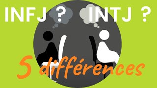 INFJ ou INTJ  6 ressemblances  5 différences MBTI [upl. by Corene]