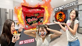 Spicy Noodle Challenge No Drinking Water😱🌶️🥵 spicynoodles challenge spicy cry gonewrong [upl. by Dolores]