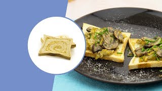 Koolhydraatarm Recept Toast Roerei Champignons  Protiplan Eiwit Dieet [upl. by Avi]