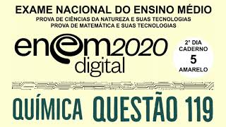 Enem 2020  Prova Digital  Questão 119 [upl. by Elmajian]