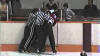 John Kordic vs Craig Berube WHL Nov 683 [upl. by Aeriela]