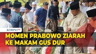 Prabowo Ziarah ke Makam Gus Dur dan Pendiri NU di Jombang [upl. by Felice658]