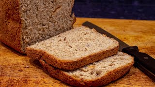 Easy and Delicious Whole Grain Bread Recipe using Bread Machine [upl. by Nnaeinahpets]