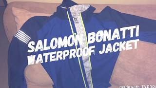 Salomon Bonatti Waterproof Jacket Run in Light Rain [upl. by Bill]