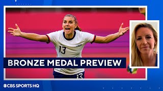 Bronze Medal Preview USWNT vs Australia 2020 Tokyo Olympics  CBS Sports HQ [upl. by Clayborn]