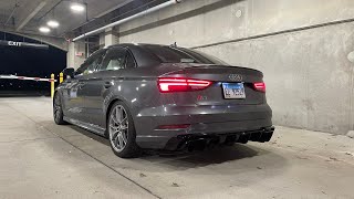 Audi S3 85V Maxton Diffuser Install [upl. by Rodolphe]