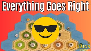 When Everything That Can Go Right Goes Right  Catan Game 588 [upl. by Epolenep]