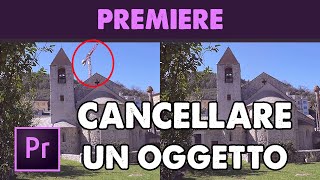 Cancellare un Oggetto da un Video con Premiere Pro CC Tutorial ITA [upl. by Suivatnad]